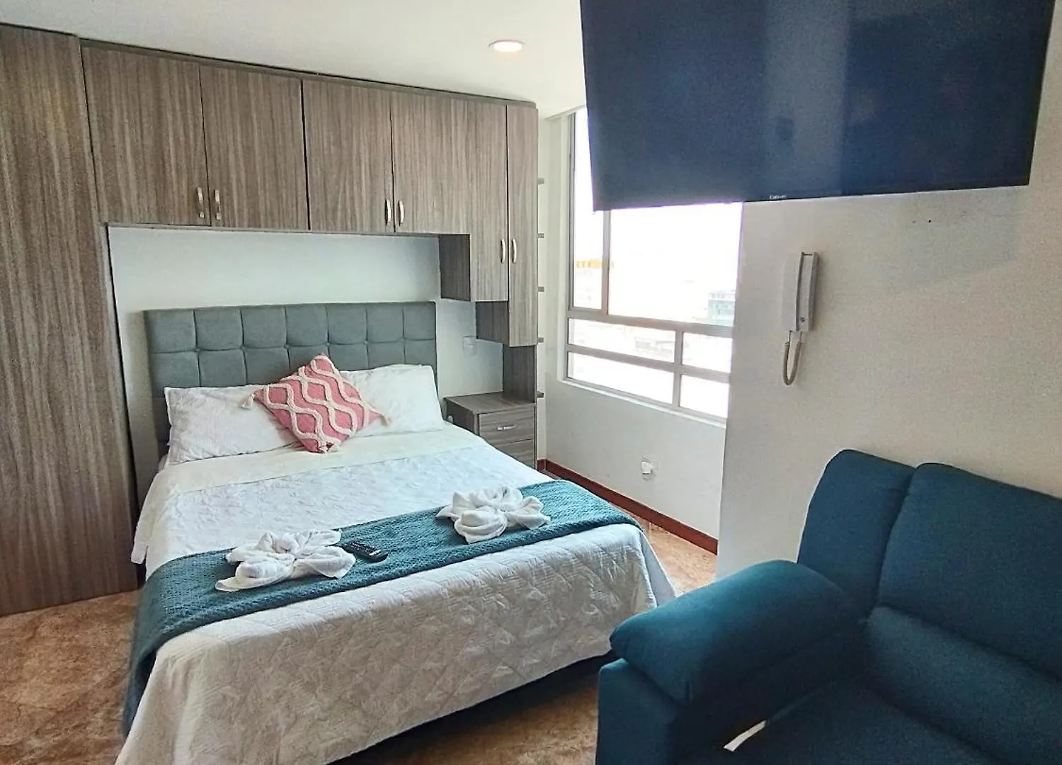 Apartaestudio En El Centro Turistico De Bogota Con Vista Urbana Colombia
